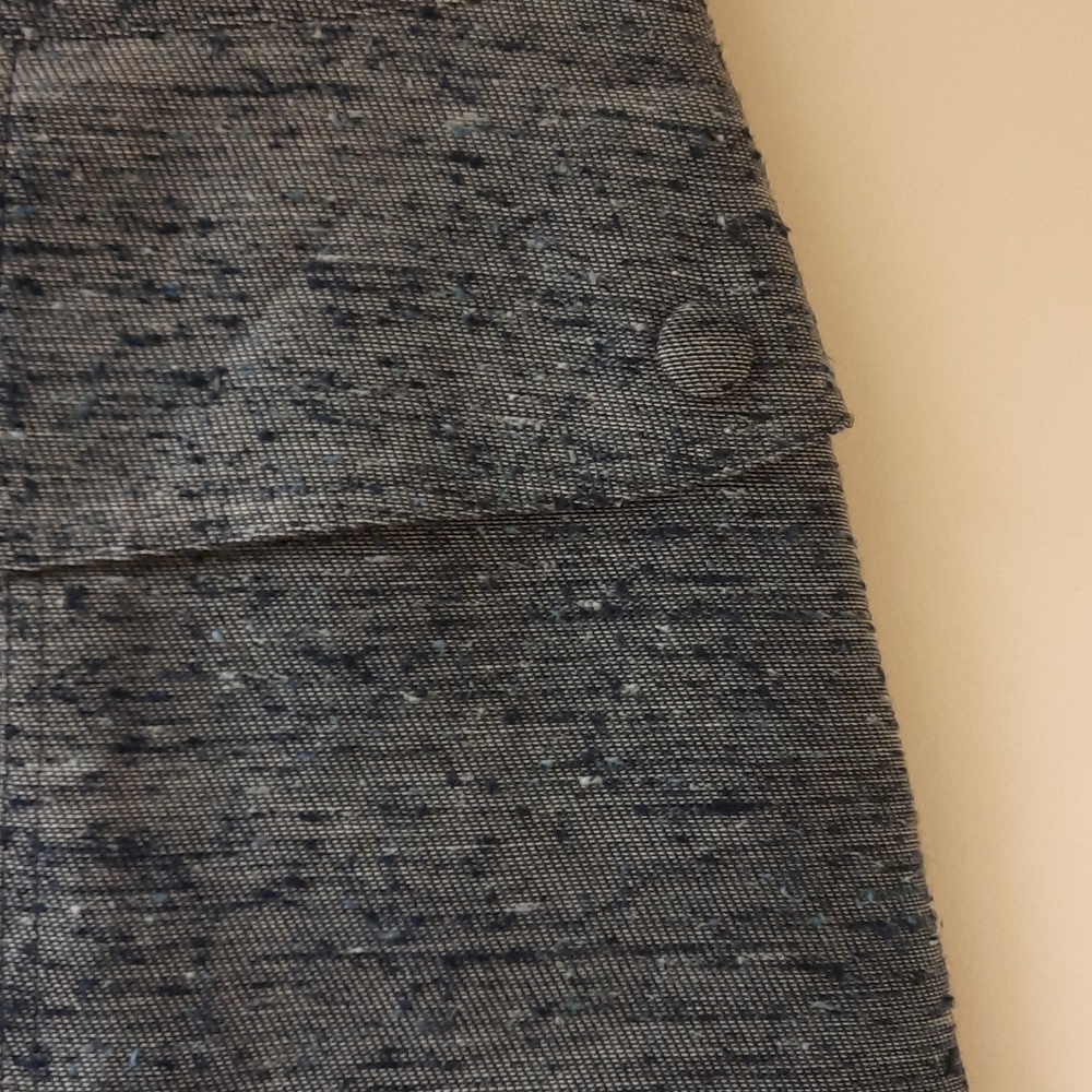 Stella McCartney Vintage Textured Navy Mini Skirt - Picture 4 of 10